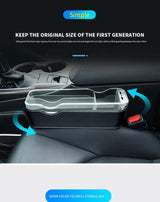 Seat Gap Storage Box with LED Light for Universal Cars