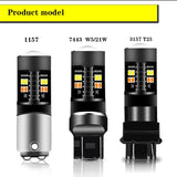 White Amber Switchback LED for Car Turn Signal LED Ambient Light iJDM
