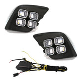 LED Bumper Fog Light DRL for Toyota Hilux Revo 2015-2017 LED Ambient Light MAGIC COLORM