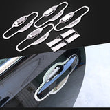 Stainless Door Bowl Covers for Volvo S90 XC60 XC90 Car Interior Accessory LINGLUYANG 8pcs 2016-2022 s90
