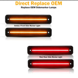 Pair Smoke LED Side Markers for Hummer H2 03-09 Car Interior Accessory iJDM