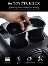 Water Cup Holder Storage Box for Toyota Hilux 2015 - 2022