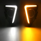 LED Fog Light DRL w/ Turn Signal for Toyota RAV4 2016-2018 LED Ambient Light MAGIC COLORM