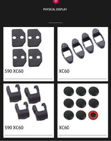 Door Lock Buckle & Stopper Covers for Volvo S60 V60 XC60 Car Interior Accessory LINGLUYANG