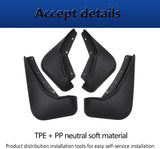 Mud Flaps Front & Rear for Volvo XC60 S60 2015-20 Car Interior Accessory LINGLUYANG