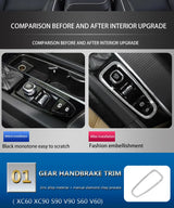 Zinc Alloy Diamond Interior Trim for Volvo Car Interior Accessory LINGLUYANG