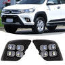 LED Bumper Fog Light DRL for Toyota Hilux Revo 2015-2017