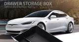 Tesla Model X Model S Central Console Storage Box Car Interior Accessories Container Store Content Drawer Box Armrest Box Sto
