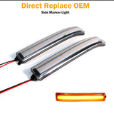 Amber LED Side Marker Lights for Ford F150 2009-2014 Car Interior Accessory iJDM