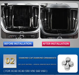 Zinc Alloy Diamond Interior Trim for Volvo