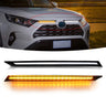 LED Hood DRL Turn Signal Light for Toyota RAV4 2021