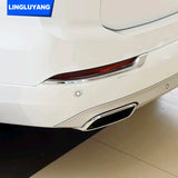Chrome Fog Lamp Cover for Volvo XC90 2016 Car Interior Accessory LINGLUYANG