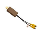 USB to CVBS Video Adapter for Universal Car Stereo Car Interior Accessory OEM