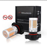 No Hyper Flash PSX24W Amber LED Turn Signal Car Interior Accessory iJDM