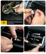 AC Panel Adapter Trim for Volvo XC60 S90 2018-2023 Car Interior Accessory LINGLUYANG