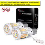 LED Dual-Color BAU15S Switchback for Universal Vehicles LED Ambient Light iJDM