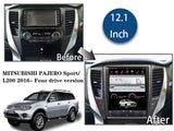 Android Head Unit Vertical Screen for Mitsubishi Pajero Android Head Unit Bosstar