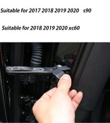 Door Lock Buckle & Stopper Covers for Volvo S60 V60 XC60 Car Interior Accessory LINGLUYANG
