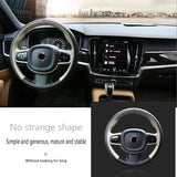 Micro Fiber Leather Wheel Cover for Volvo 2017-24 Car Interior Accessory LINGLUYANG