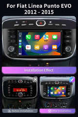 7'' Android Car Radio Stereo for Fiat Linea Punto EVO Line 2012 - 2015 Car GPS Navigation Multimedia Carplay Autoradio OEM Mo