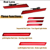 LED Bumper Reflector Light Red for Cadillac XTS 2013-2017 LED Ambient Light iJDM