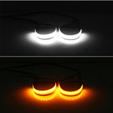 LED DRL Turn Signal Strip for Motorcycle ATV UTV Car Interior Accessory iJDM