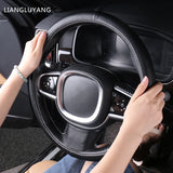 Micro Fiber Leather Wheel Cover for Volvo 2017-24 Car Interior Accessory LINGLUYANG