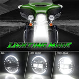 7 Inch Led Headlight Motorcycle For Harley Davidson Sportster Led Front Head Light 7 Inch for Lada Niva 4x4 Offroad UAZ 12V 2