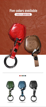 Leather Key Case Cover for Suzuki Jimny JB64 JB74 Car Interior Accessory GMUNI