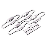 Stainless Door Bowl Covers for Volvo S90 XC60 XC90 Car Interior Accessory LINGLUYANG