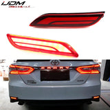 3D LED Bumper Reflector Lights for Toyota Camry 18+ LED Ambient Light iJDM