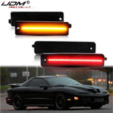 LED Side Marker Front & Rear Amber/Red for Pontiac Firebird Trans Am 1998-2002 LED Ambient Light iJDM