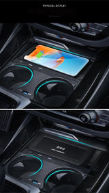 Wireless Charger Phone Holder for BMW X3 X4 2019-22
