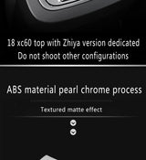 Stainless Steel Air Outlet Trim for Volvo XC60 2018 Car Interior Accessory LINGLUYANG