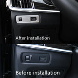 Headlight Control Trim Stainless for Volvo XC60 S90 V90 Car Interior Accessory LINGLUYANG