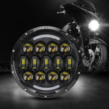 7 Inch Led Headlight For Harley Davidson Sportster Softail Dyna Fat Boy