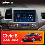 10-inch Android 12 Multimedia Radio for Honda Civic 2005–2012 Android Head Unit JIUYIN