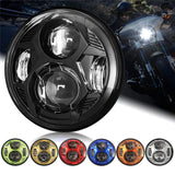 Round 5-3/4 Headlamp For Harley Honda Shadow VT 600 700 750 1100 VTX 1300 Drl 12v High/Low beam 5.75 inch Motorcycle Headlamp