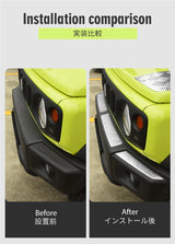 Stainless Front Bumper Trim Kit for Suzuki Jimny Car Interior Accessory GMUNI