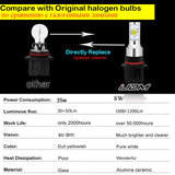 P13W LED DRL Driving Light Bulbs Mazda CX-5 2013-2015 LED Ambient Light iJDM