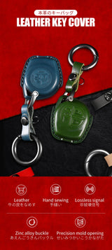 Leather Key Case Cover for Suzuki Jimny JB64 JB74 Car Interior Accessory GMUNI