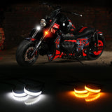 LED DRL Turn Signal Strip for Motorcycle ATV UTV Car Interior Accessory iJDM