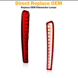 LED Rear Bumper Reflector Lights For Toyota Corolla LED Ambient Light iJDM