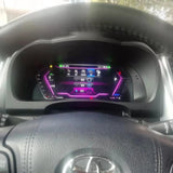 12.3-inch Digital Instrument Cluster for Toyota Highlander 2015-2019 Android Head Unit ZJCGO