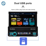 1Din Telescopic Carplay Auto Stereo for Universal Fit Android Head Unit Bosstar
