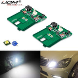 LED Parking Position Lights White for Mercedes E-Class 2010-2013 LED Ambient Light iJDM WHITE
