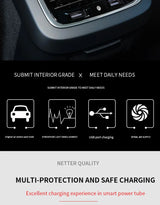Rear Vent LED Light with USB for Volvo XC90 XC60