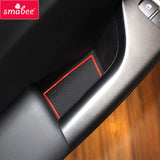 Anti-Slip Gate Slot Cup Mat for Hyundai Kona 2019 - 2022 Door Groove Pad Rubber Non-Slip Pad Interior Accessories Interior Ac
