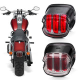 Black/Clear Led Taillight for Harley Davidson | Motorcycle Rear Brake Lights