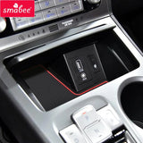 Car Gate Slot Cup Mat for Hyundai Kona EV 2020-2022 Car Interior Accessory SMABEE